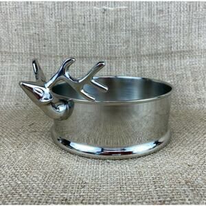 Deer Stag Head Wine Bottle Coaster Metal